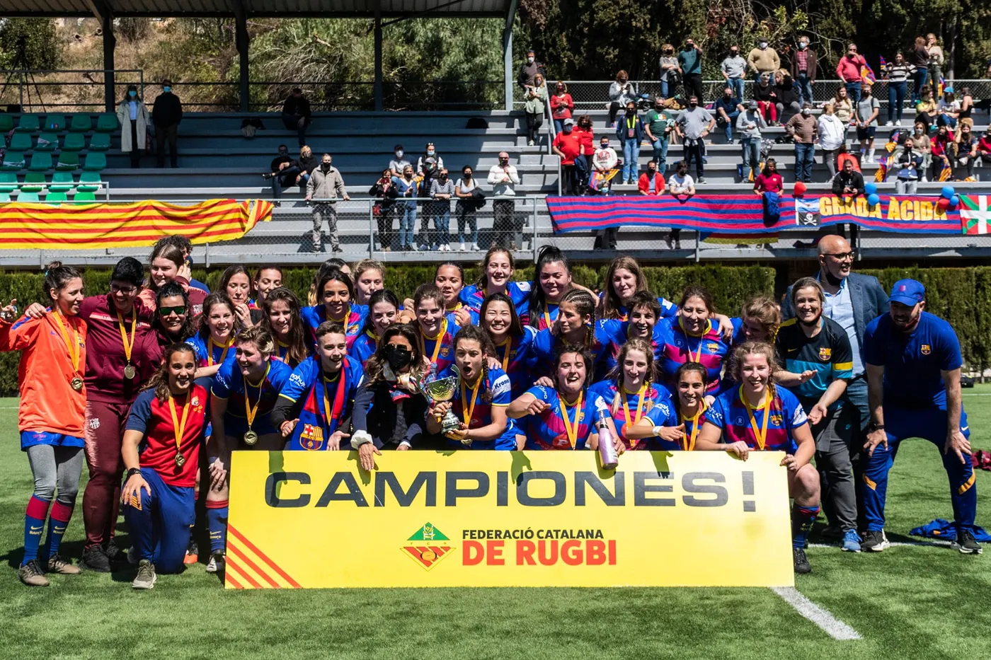 El Barça són les noves campiones de la Divisó d’Honor de rugby