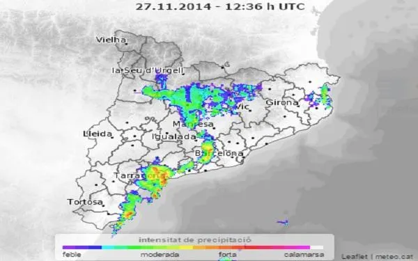El mes de novembre s'acomiada a Altafulla amb un temporal de pluja, vent i mala mar