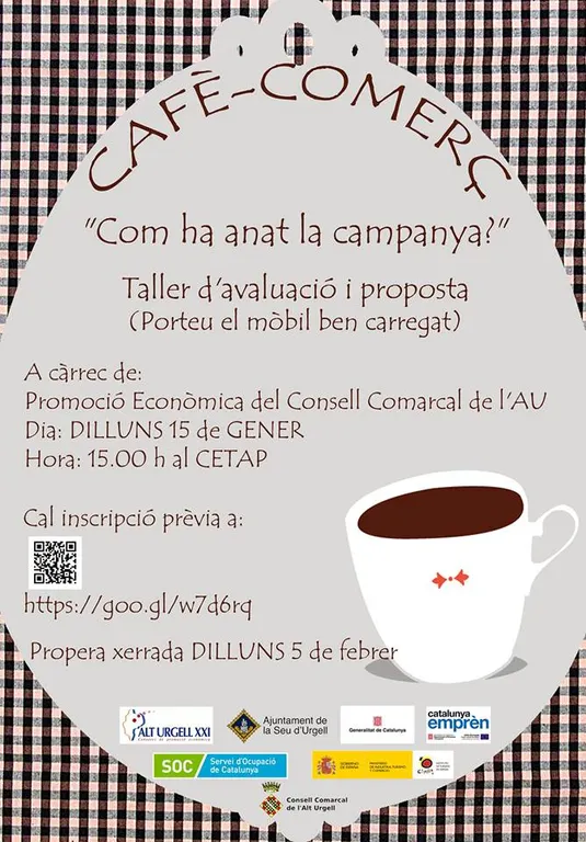 La nova sessió de Cafè-Comerç fa balanç de la campanya de Nadal