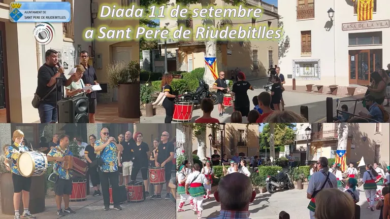 Feliç Diada 11 de setembre a Sant Pere de Riudebitlles.