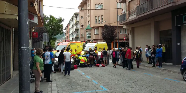 Ferit greument un vianant en ser atropellat al centre de la Seu