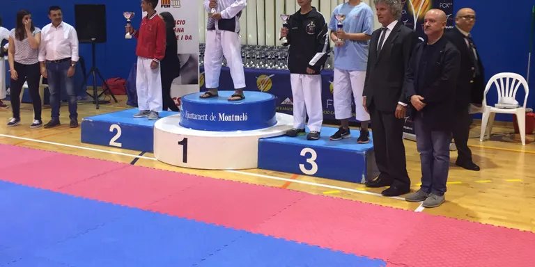 Gerard Gombau es proclama campió de Catalunya cadet de karate