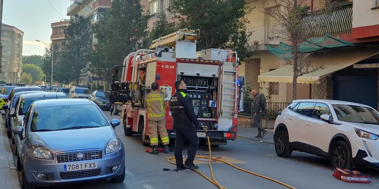 Incendi aquest matí a la xemeneia del Restaurant Pepet de Pineda