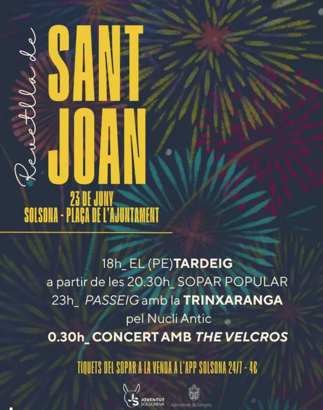 Joventut Solsonina organitza una revetlla de Sant Joan popular i amb la música com a protagonista