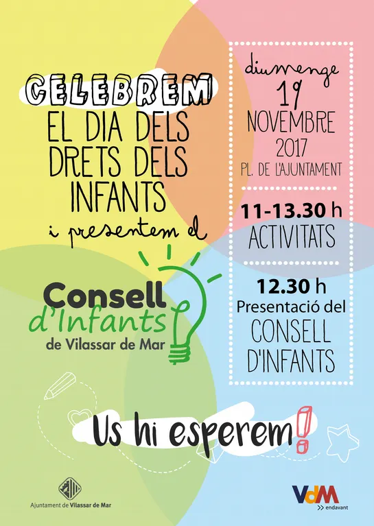 Diumenge 19 de novembre, presentació del procés de creació del Consell d’Infants
