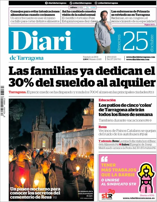Cop d'ull als diaris d'aquest dimecres 25 d'octubre