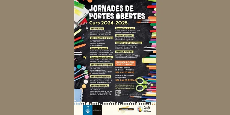 Els centres educatius de Pineda fan aquestes dies Jornades de Portes Obertes