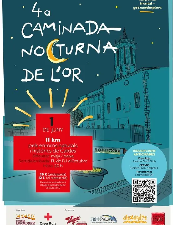 Arriba la quarta edició de la caminada nocturna de l’or