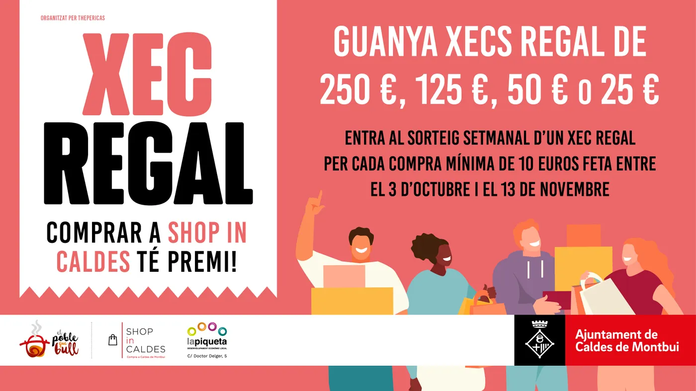 Més de 800 persones s’han inscrit a la campanya Xec Regal de Shop in Caldes en les primeres tres setmanes