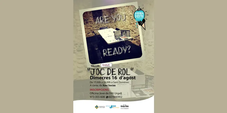 Taller gratuït de joc de rol a la Seu amb Xavi Socías