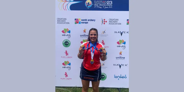 Històric triplet de medalles d’or d’Elia Canales al Gran Premi d’Europa de Croàcia
