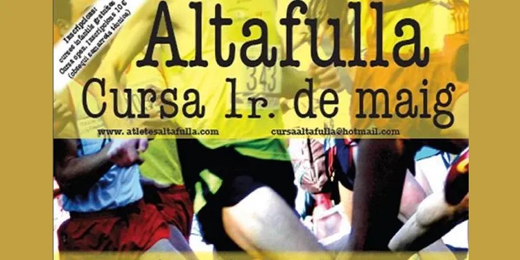 Obertes les inscripcions per la 7a Cursa 1 de Maig d’Altafulla
