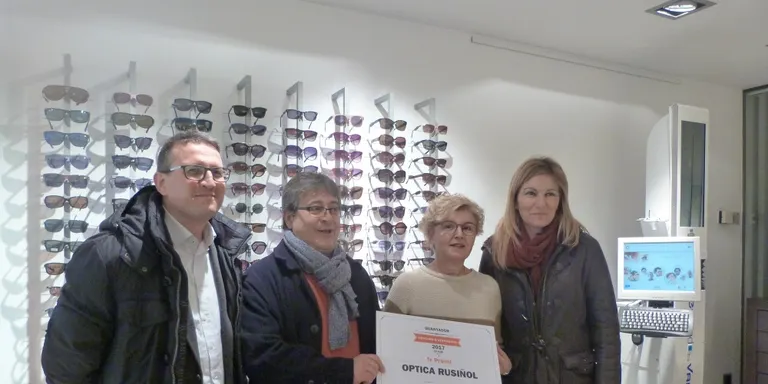 Òptica Rusiñol, millor aparador del Nadal 2016