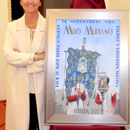 La artista Nuria Barrera desvela en COPE Utrera los detalles de su cartel del 'Mayo mariano' - episode art