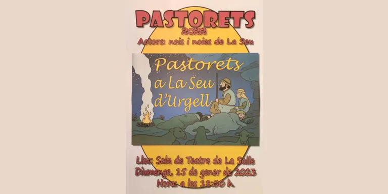 Representació d'Els Pastorets a càrrec de nois i noies de la Seu d'Urgell