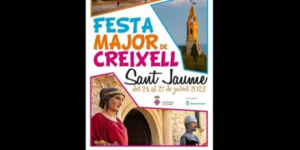 Creixell celebra la Festa Major de Sant Jaume amb activitats diverses i per viure el carrer amb intensitat