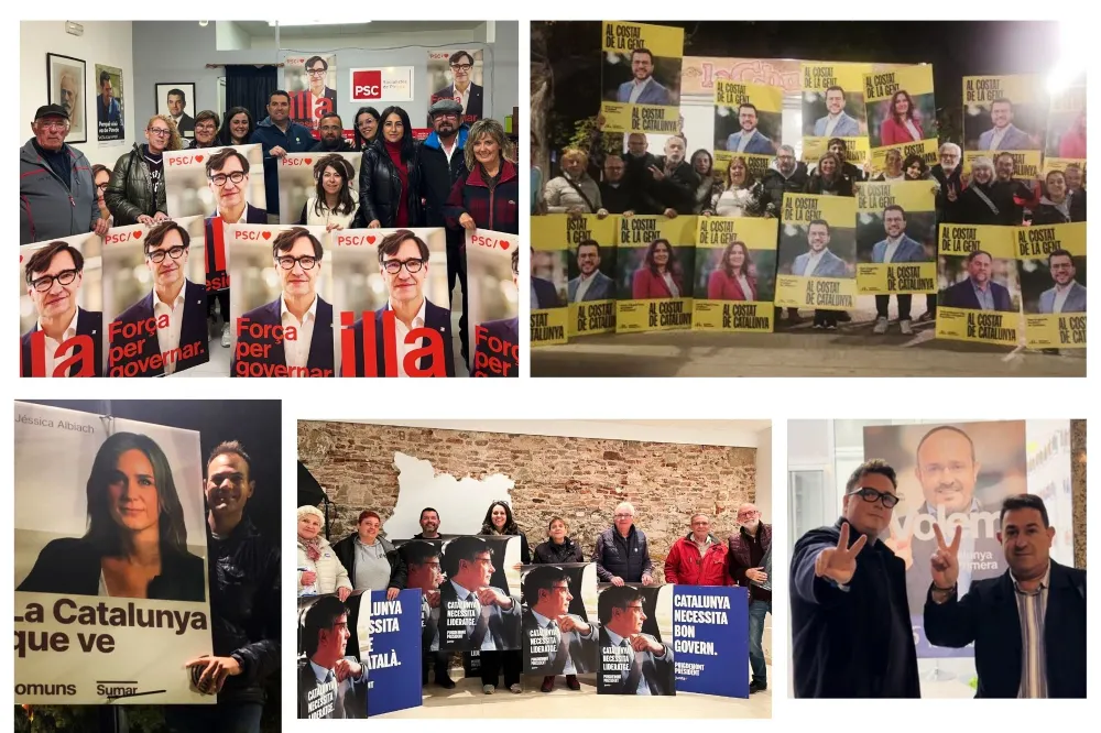 Comença la campanya electoral per les Eleccions al Parlament de Catalunya del 12M