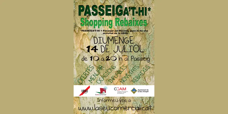 Diumenge de rebaixes al passeig de Joan Brudieu de la Seu