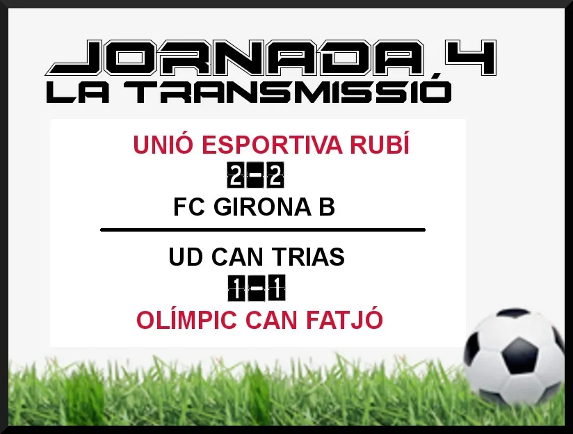 A PEU DE CAMP - JORNADA 4 - UE RUBÍ & OLÍMPIC