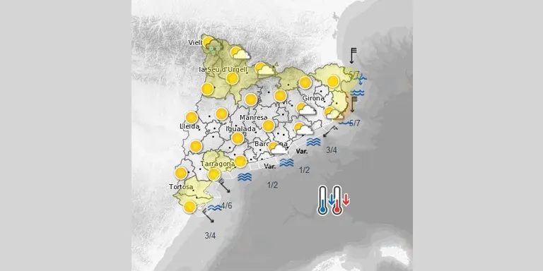 Els Bombers de la Generalitat alerten sobre el risc de caigudes a la neu