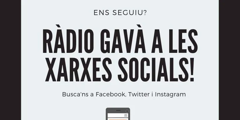 Seguiu-nos a les xarxes socials!