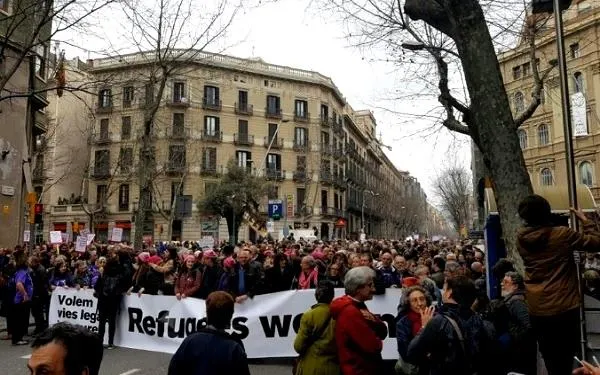 Activistes Altafulla i l’Ajuntament se sumen a la manifestació ‘Volem Acollir’