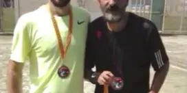 David Fisas, guanyador del torneig de tennis de Festa Major de la Seu