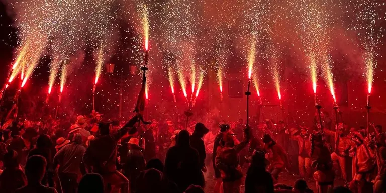 El Ball de Diables participa en la Nit de Foc de Vila-seca