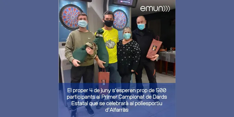 Alfarràs serà la seu del Primer Campionat de Dards Estatal el 4 de juny