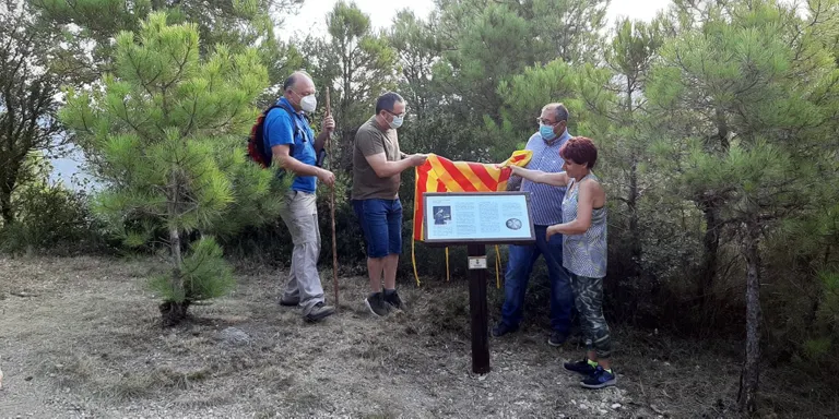 Organyà homenatja Jacint Verdaguer amb un espai de descans al mirador de Coll Marí