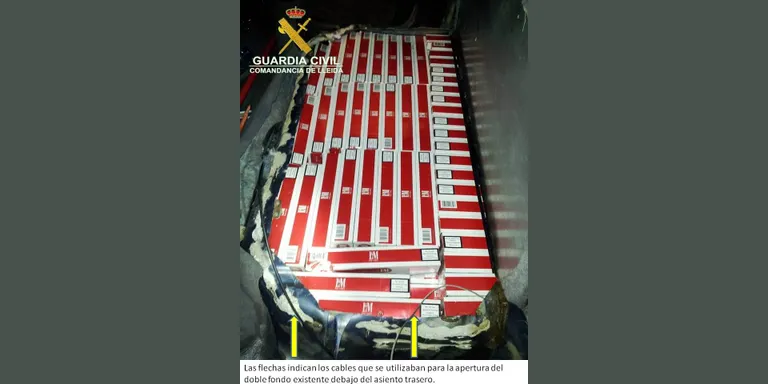 Nou decomís de tabac a la duana de la Farga de Moles