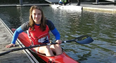 LA PIRAGÜISTA DE SANTIAGOTARRAK NEREA GARCIA ZABALEGI NO PUDO ACCEDER A LA FINAL EN EL EUROPEO JUNIOR