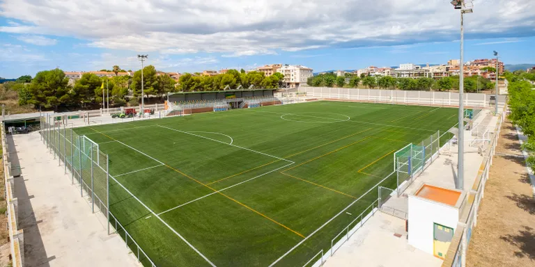 El Camp de Futbol Municipal La Coma, a punt per a l’inici de la temporada 2023-2024