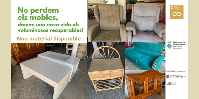 L'espai de reaprofitament de voluminosos de Cal Dània obre portes aquest dissabte