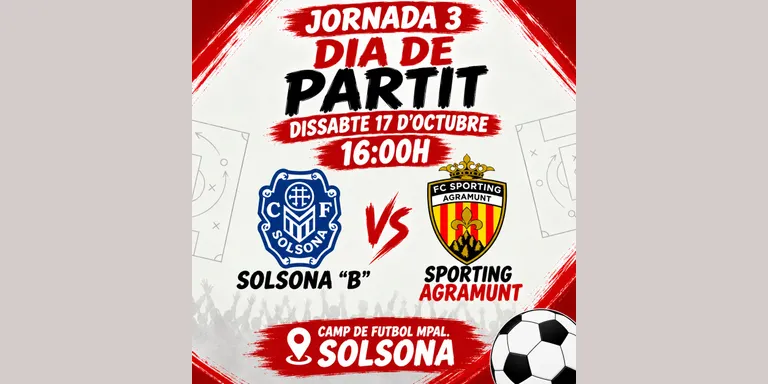 Segona victòria de l’Sporting Agramunt, amb un 5 a 3 contra l’Edfor
