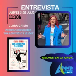 #162 - Clara Grima presenta su nuevo libro en Ahora Radio - episode art