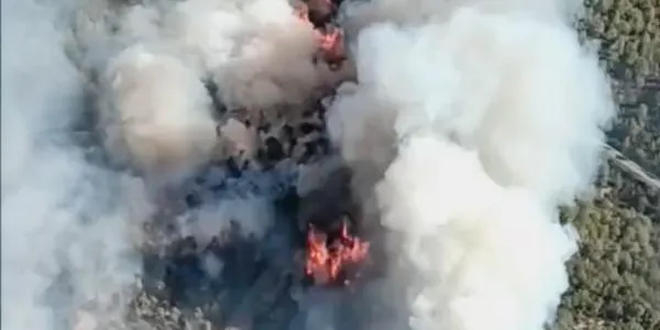 ACTUALITZACIÓ: Controlat l'incendi que crema entre Vespella de Gaià, La Nou, Salomó i La Pobla de Montornès
