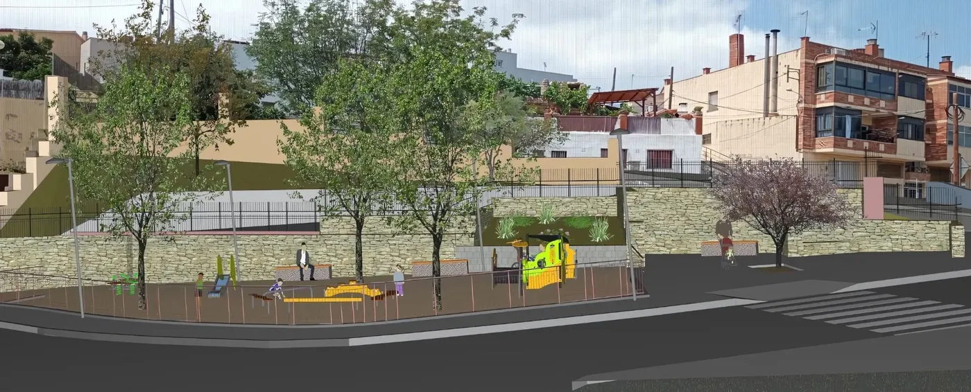 Valls projecta una zona arbrada i un parc infantil a l’antiga ermita de Santa Magdalena