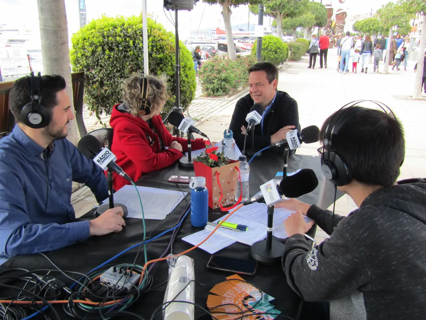Oliver Klein assegura que es busquen solucions perquè les obres de la Rambla molestin poc aquest estiu