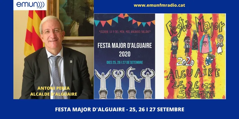 Festa Major d'Alguaire amb pocs actes, aforament limitat i reserva prèvia