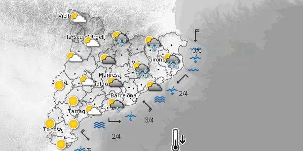 En prealerta el pla NEUCAT per la previsió de nevades