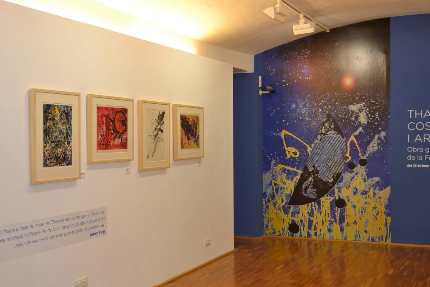 Visita guiada de l'exposició 'Tharrats, Cosmos i Art gràfic', a Can Comas