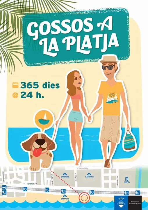 L'Ajuntament habilita una tram de platja per a poder anar-hi amb gossos