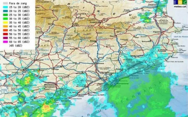 Protecció Civil alerta d'una segona tongada de pluges generals però "menys intenses" de cara a aquest dimarts