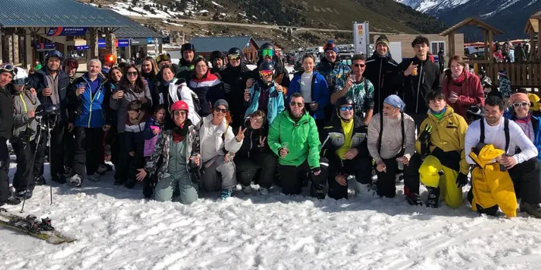 82 persones gaudeixen de la sortida a la neu a Porte-Puymorens