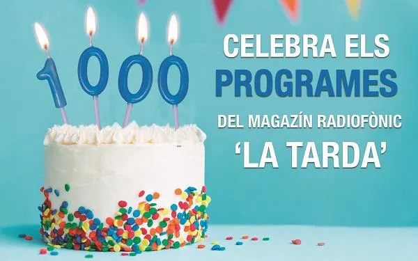 El magazín radiofònic 'La tarda' de La Xarxa celebra els 1.000 programes aquest dilluns