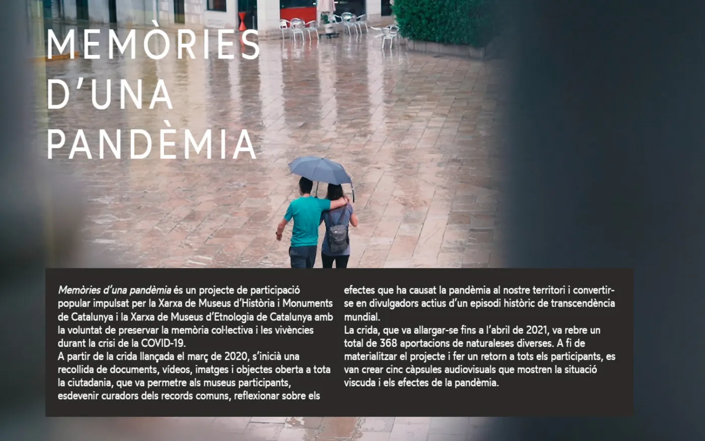 El Museu d’Història de Cambrils participa en un projecte audiovisual que testimonia la pandèmia