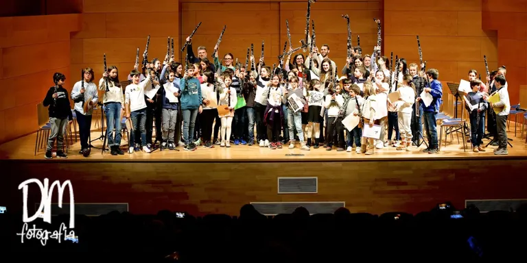 Una representació de l’Escola Municipal de Música participa en la 1a Trobada d’alumnes de clarinet de la província de Tarragona.