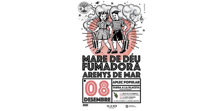 Arenys de Mar celebra demà la Mare de Déu Fumadora