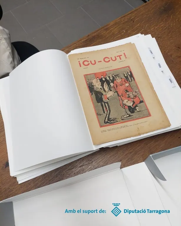 La Nou restaura la col·lecció de la revista Cu-cut